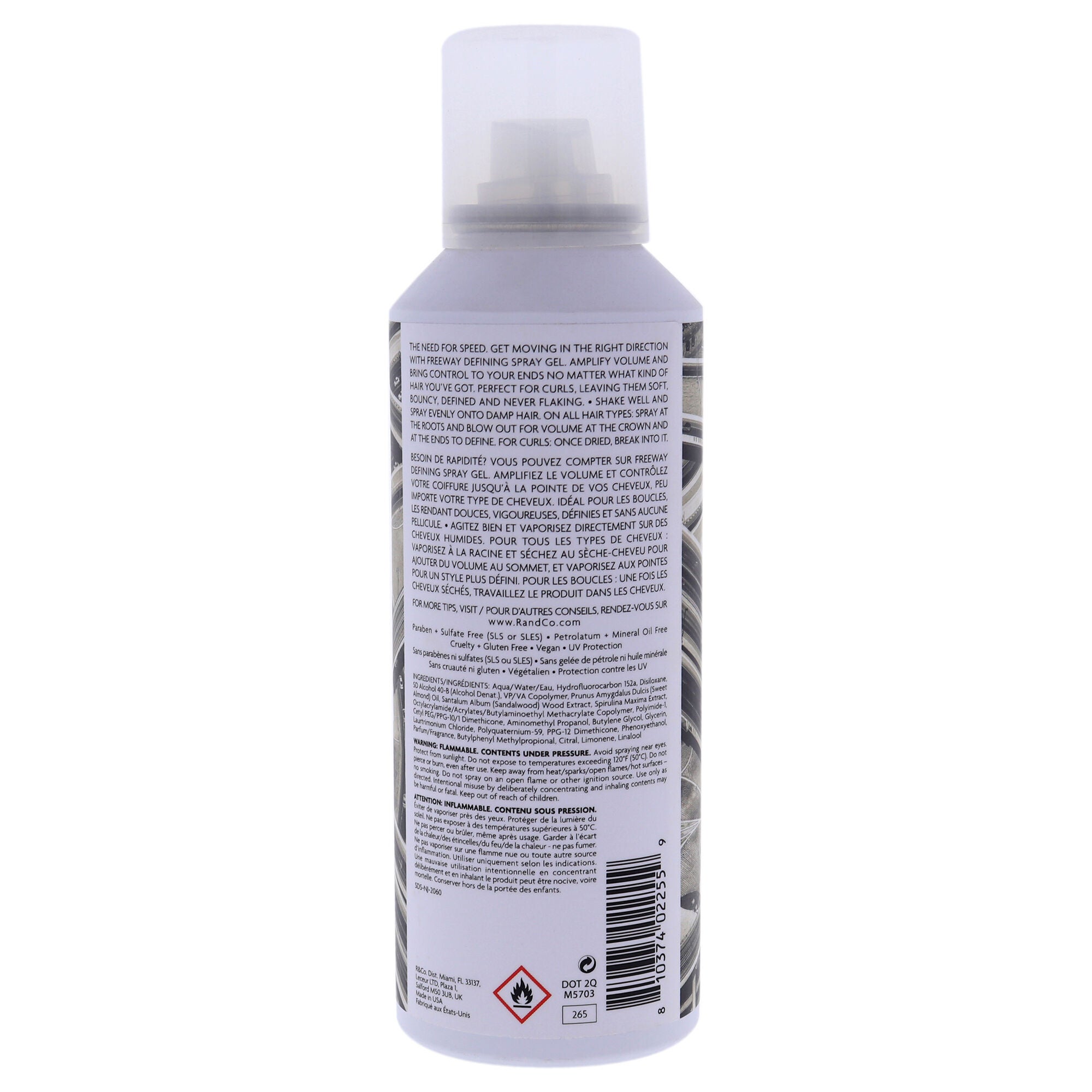 Freeway Defining Spray Gel by R+Co for Unisex - 5 oz Gel, See Description, alternate image number 2