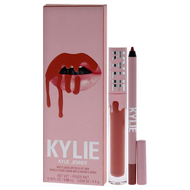 Matte Lip Kit - 505 Autumn by Kylie Cosmetics for Women - 2 Pc 0.10oz Matte Liquid Lipstick, 0.039oz Lip Liner, See Description, alternate image number 3