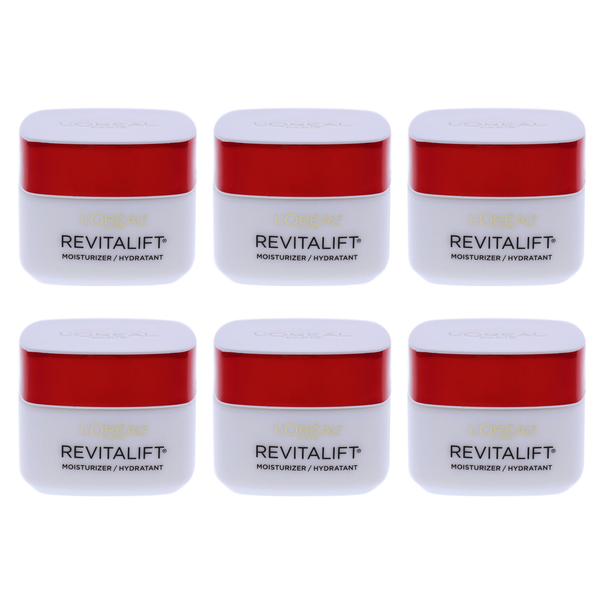 Revitalift Anti-Wrinkle and Firming Moisturizer Cream by LOreal Paris for Unisex - 1.7 oz Cream - Pack of 6, White, alternate image number 1