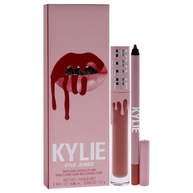 Matte Lip Kit - 801 Queen by Kylie Cosmetics for Women - 2 Pc 0.10oz Matte Liquid Lipstick, 0.039oz Lip Liner, , alternate image number 7