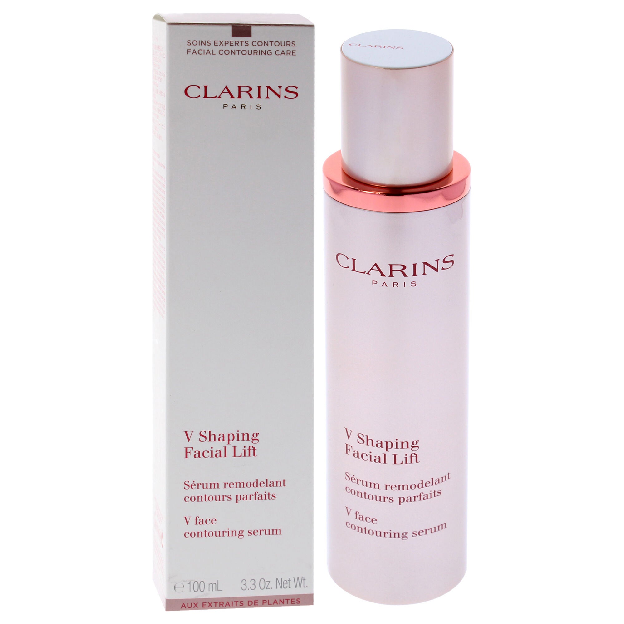 V Shaping Facial Lift Face Contouring Serum by Clarins for Women - 3.3 oz Serum, See Description, alternate image number 2