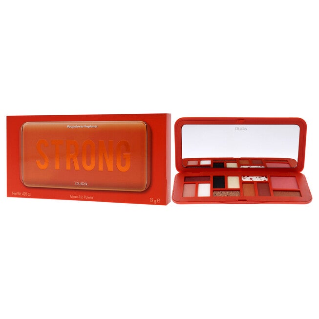 Make-Up Palette - 004 Strong by Pupa Milano for Women - 0.420 oz Makeup, NA, alternate image number null