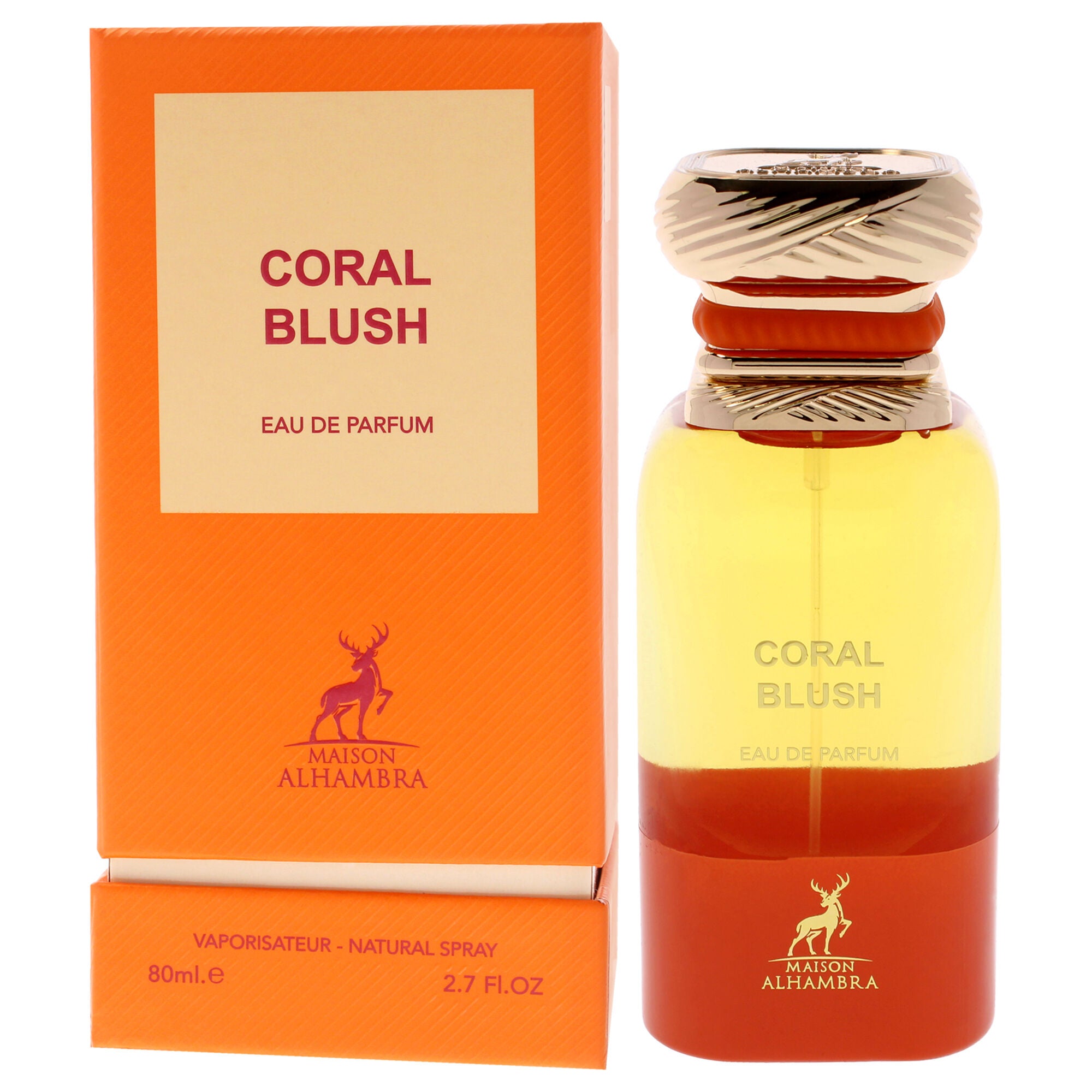 Coral Blush by Maison Alhambra for Women - 2.7 oz EDP Spray, Clear, alternate image number 3