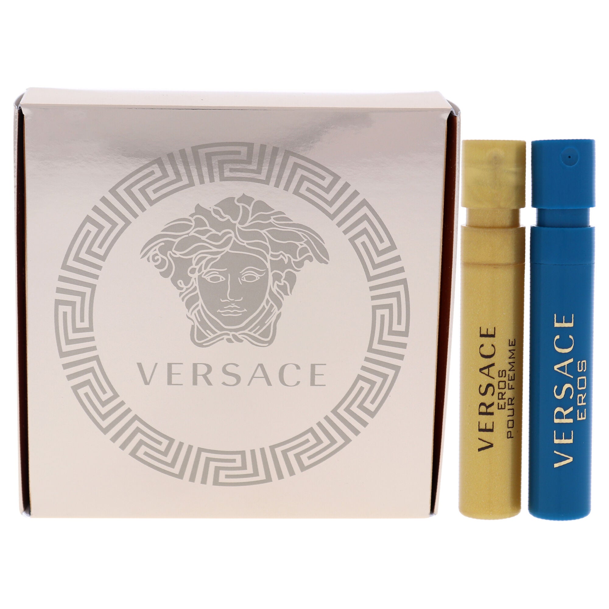 Versace Eros by Versace for Unisex - 2 Pc Mini Gift Set 1ml Pour Femme EDP Spray, 1ml Pour Homme EDT Spray, , alternate image number 5