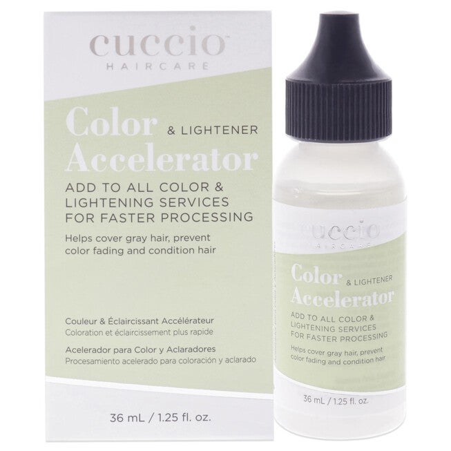 Color and Lightener Accelerator by Cuccio Haircare for Unisex - 1.25 oz Lightener, See Description, hi-res image number 0