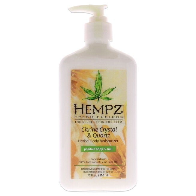 Fresh Fusions Citrine Crystal and Quartz Herbal Body Moisturizer by Hempz for Unisex - 17 oz Moisturizer, , alternate image number 4