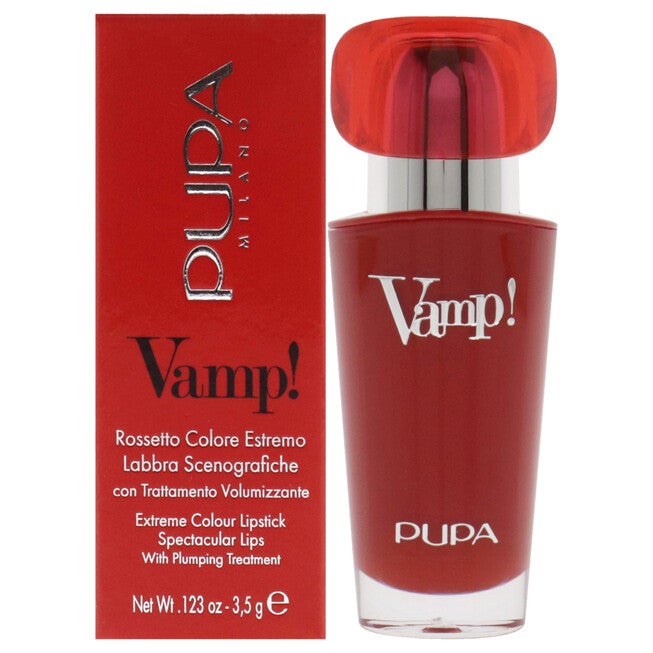 Vamp! Extreme Colour Lipstick with Plumping Treatment - 101 Warm Nude by Pupa Milano for Women - 0.123 oz Lipstick, NA, hi-res image number null