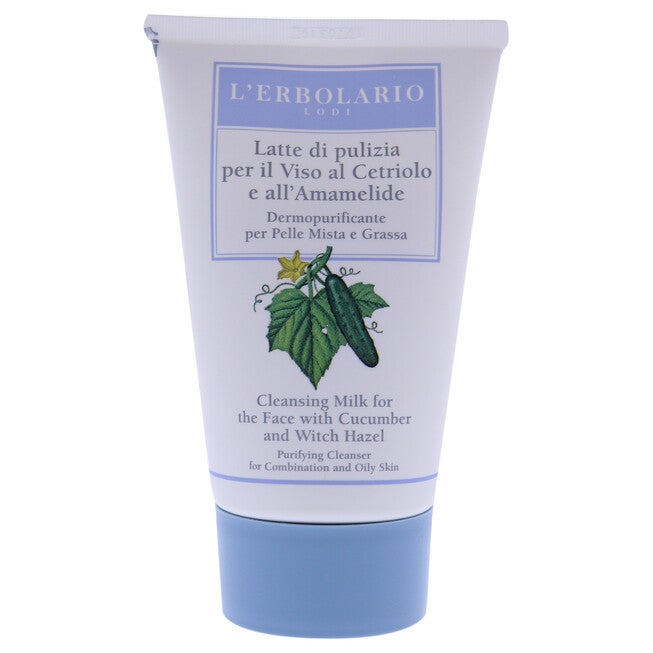 Cleansing Milk - Cucumber and Witch Hazel by LErbolario for Women - 4.2 oz Cleanser, , alternate image number null