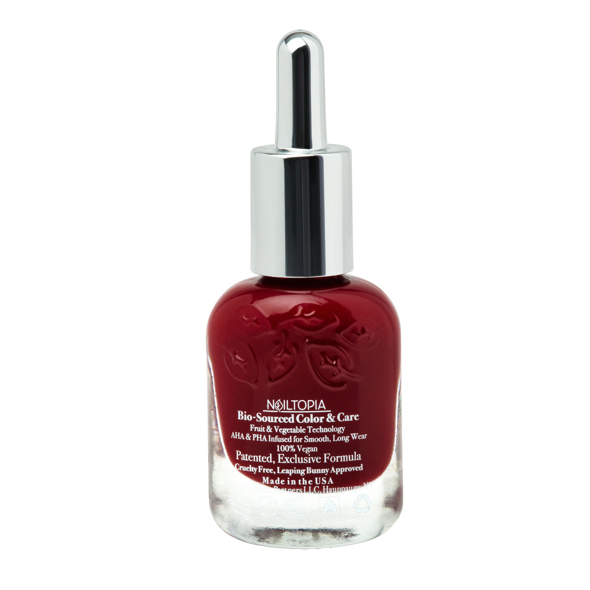 Bio-Sourced Chip Free Nail Lacquer - Ruby Slippers by Nailtopia for Women - 0.41 oz Nail Polish, See Description, alternate image number 2
