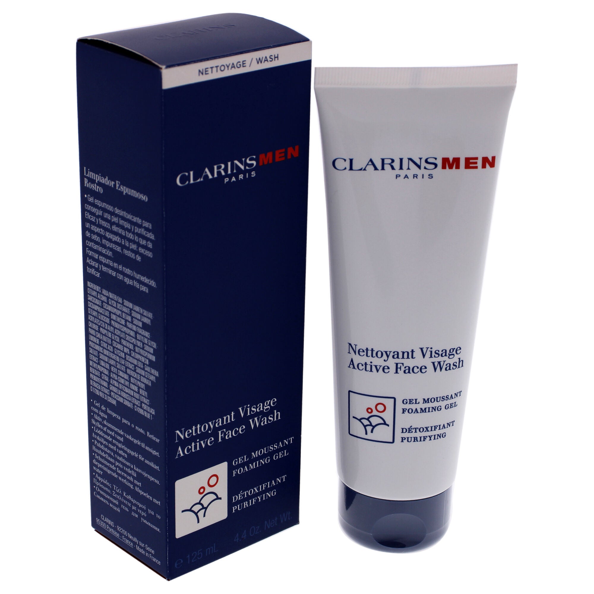 Active Face Wash by Clarins for Unisex - 4.4 oz Cleanser, See Description, alternate image number 3