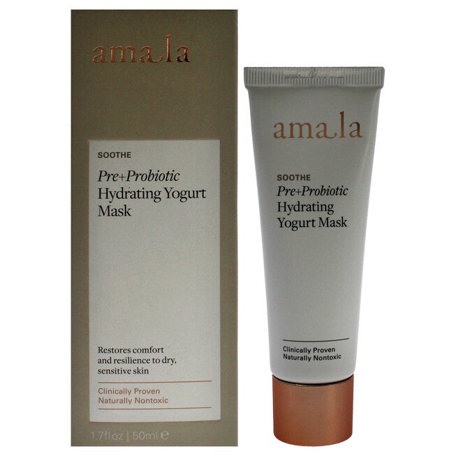 Pre Plus Probiotic Hydrating Yogurt Mask by Amala for Women - 1.7 oz Mask, See Description, hi-res image number 0