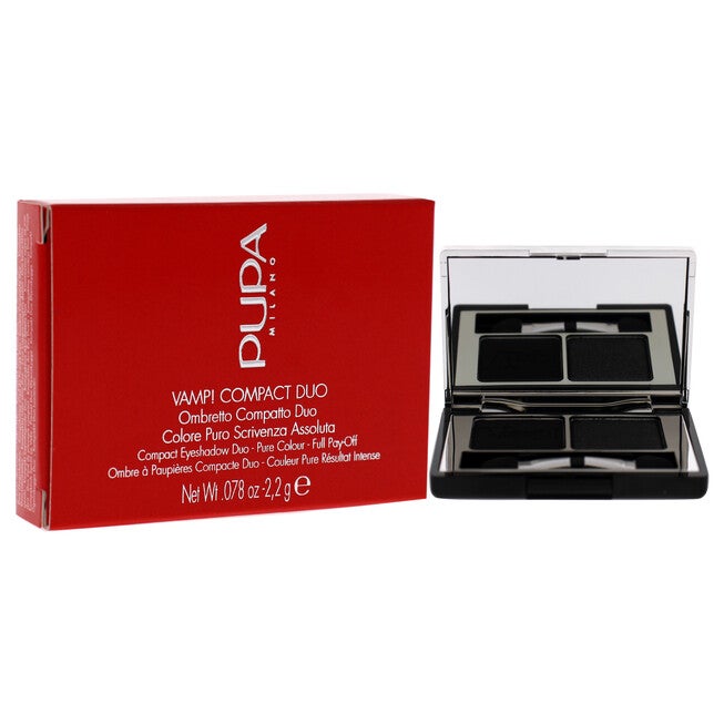 Vamp! Compact Duo Eyeshadow - 007 Dark Night by Pupa Milano for Women - 0.078 oz Eye Shadow, , alternate image number 6