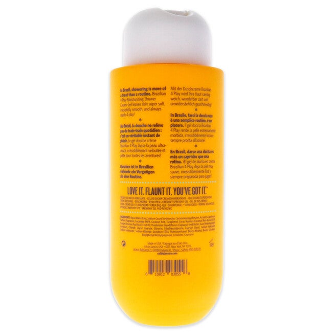 Brazilian 4 Play Moisturizing Shower Cream Gel by Sol de Janeiro for Unisex - 13 oz Shower Gel, , alternate image number null