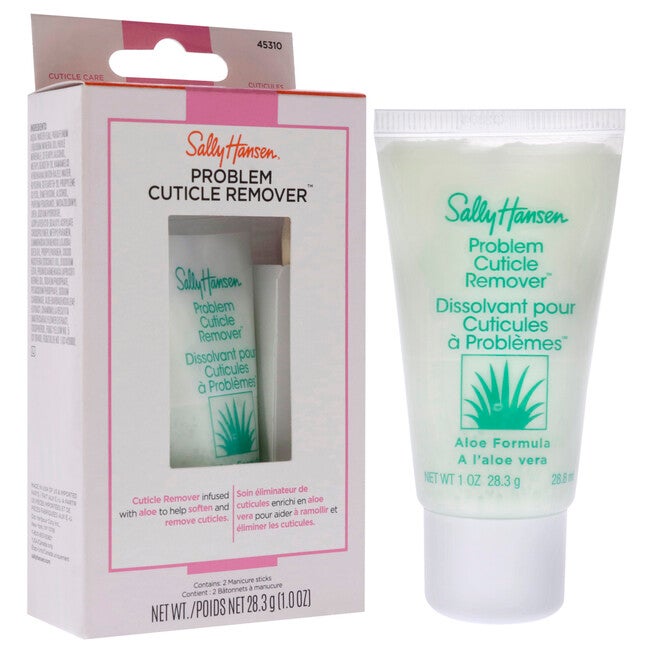 Problem Cuticle Remover by Sally Hansen for Women - 3 Pc 1oz Cuticle Remover, 2 Manicure Sticks, See Description, alternate image number 1