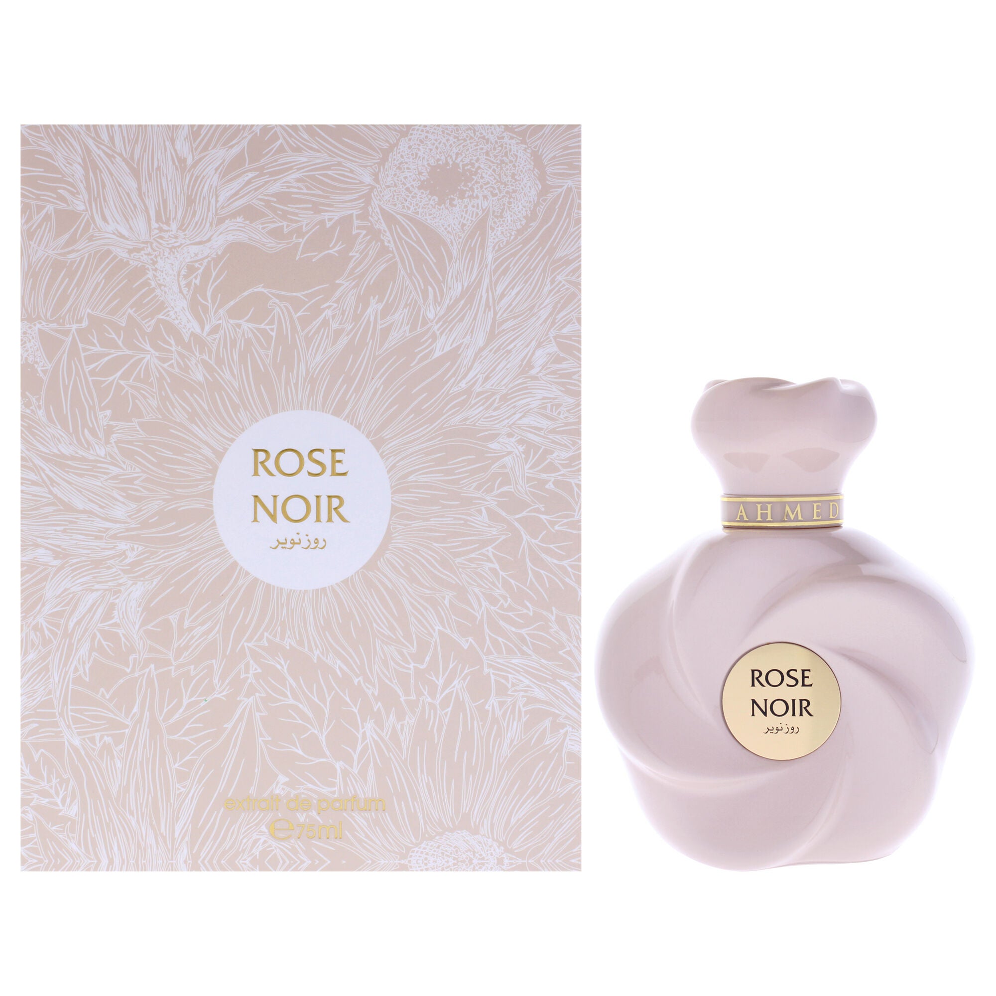 Rose Noir by Ahmed Al Maghribi for Women - 2.53 oz Extrait De Parfum Spray, Clear, hi-res image number 0