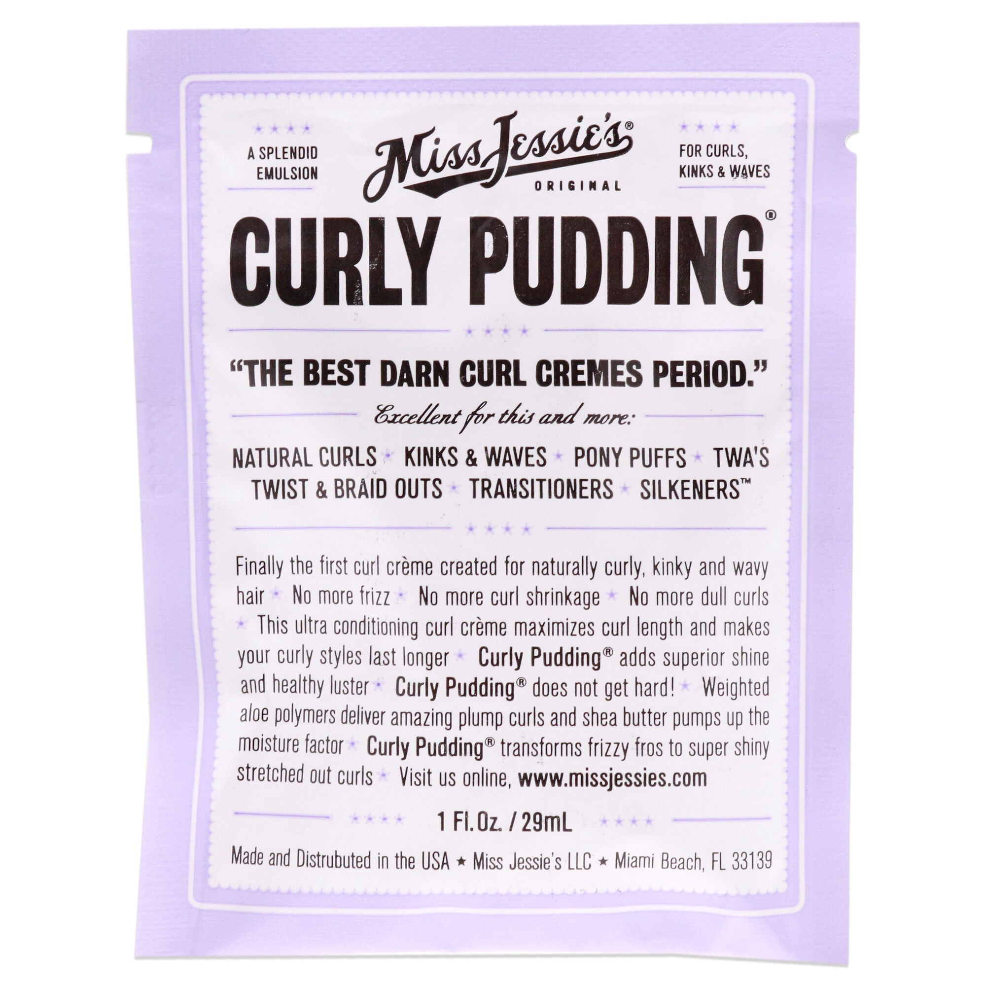 Curly Pudding by Miss Jessies for Unisex - 1 oz Cream, See Description, hi-res image number 0