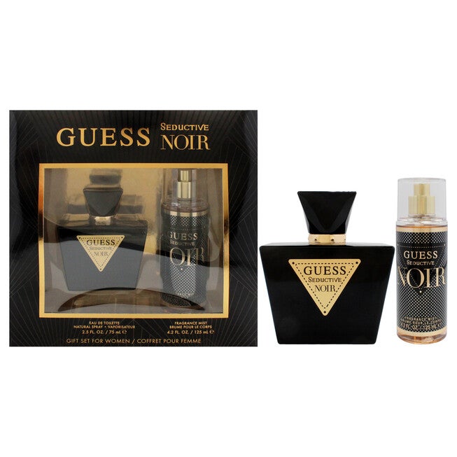 Guess Seductive Noir by Guess for Women - 2 Pc Gift Set 2.5oz EDT Spray, 4.2oz Fragrance Mist, NA, hi-res image number null