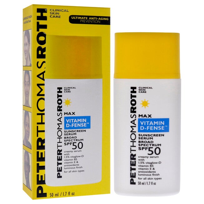 Max Vitamin D-Fense Sunscreen Serum SPF 50 by Peter Thomas Roth for Unisex - 1.7 oz Serum, , alternate image number null