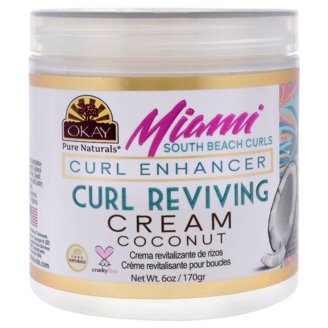 Miami South Beach Curls - Curl Enhancing by Okay for Women - 6 oz Cream, See Description, hi-res image number 0