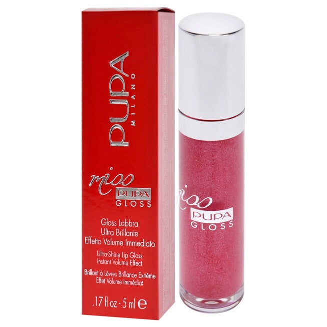Miss Pupa Gloss Ultra-Shine Lip Gloss - 304 French Kiss by Pupa Milano for Women - 0.17 oz Lip Gloss, See Description, alternate image number 2