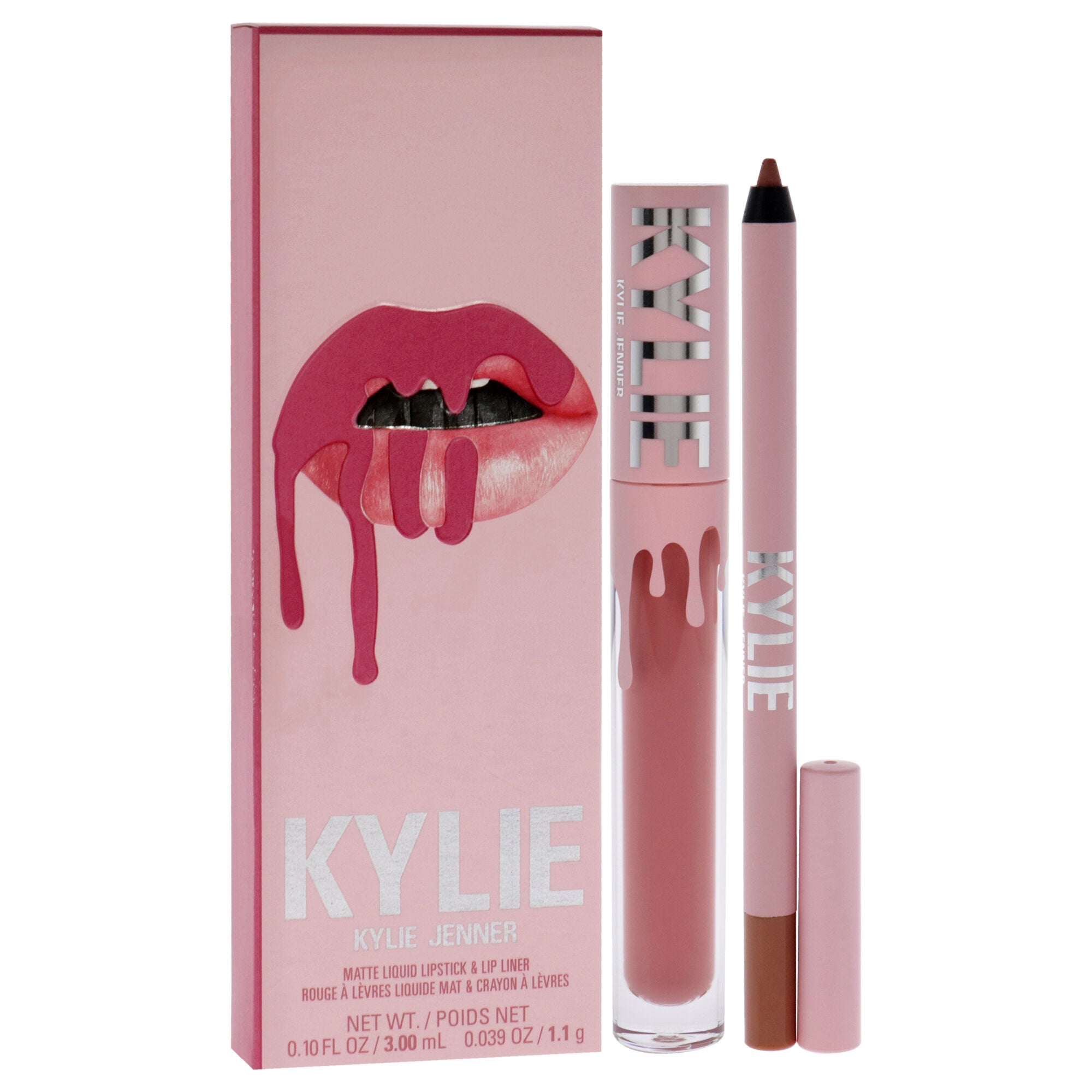 Matte Lip Kit - 808 Kylie by Kylie Cosmetics for Women - 2 Pc 0.10oz Matte Liquid Lipstick, 0.039oz Lip Liner, See Description, alternate image number 1