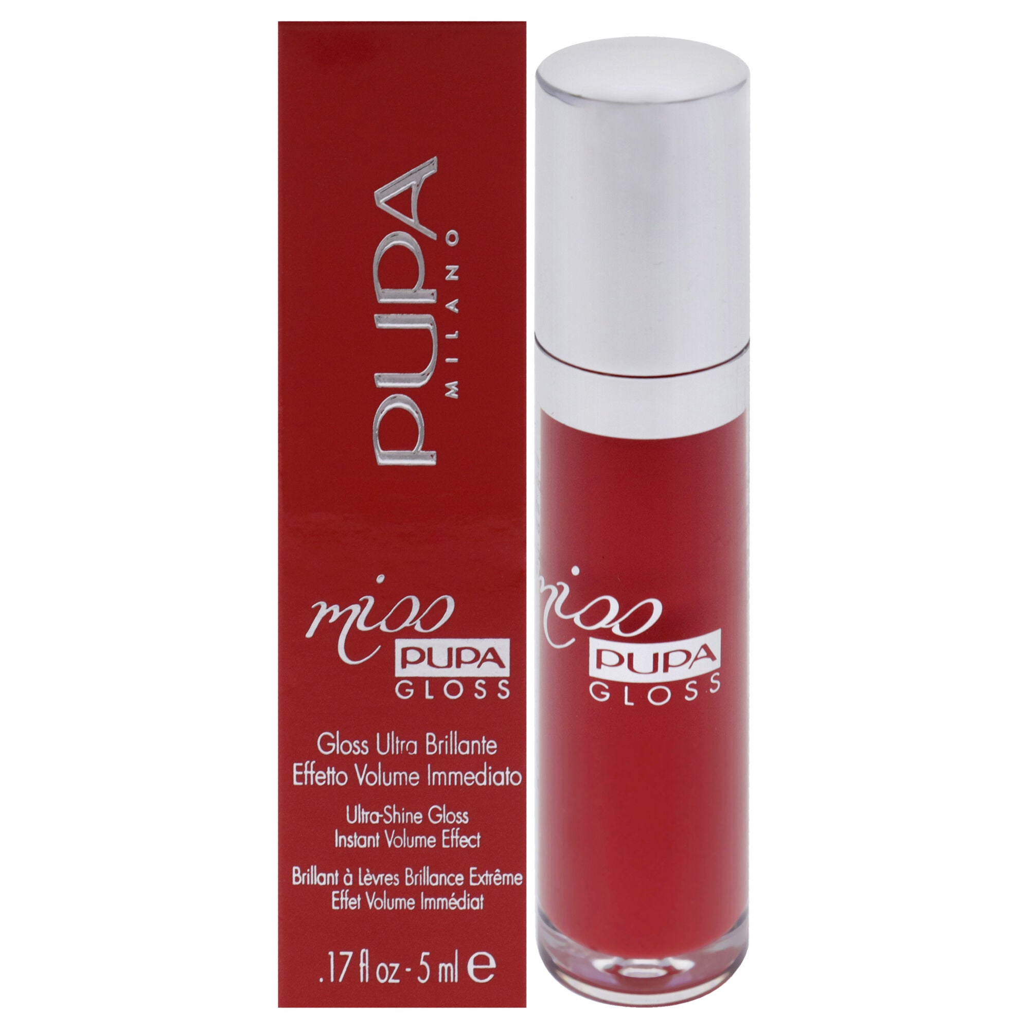 Miss Pupa Gloss Ultra-Shine Lip Gloss - 204 Timeless Coral by Pupa Milano for Women - 0.17 oz Lip Gloss, See Description, hi-res image number 0