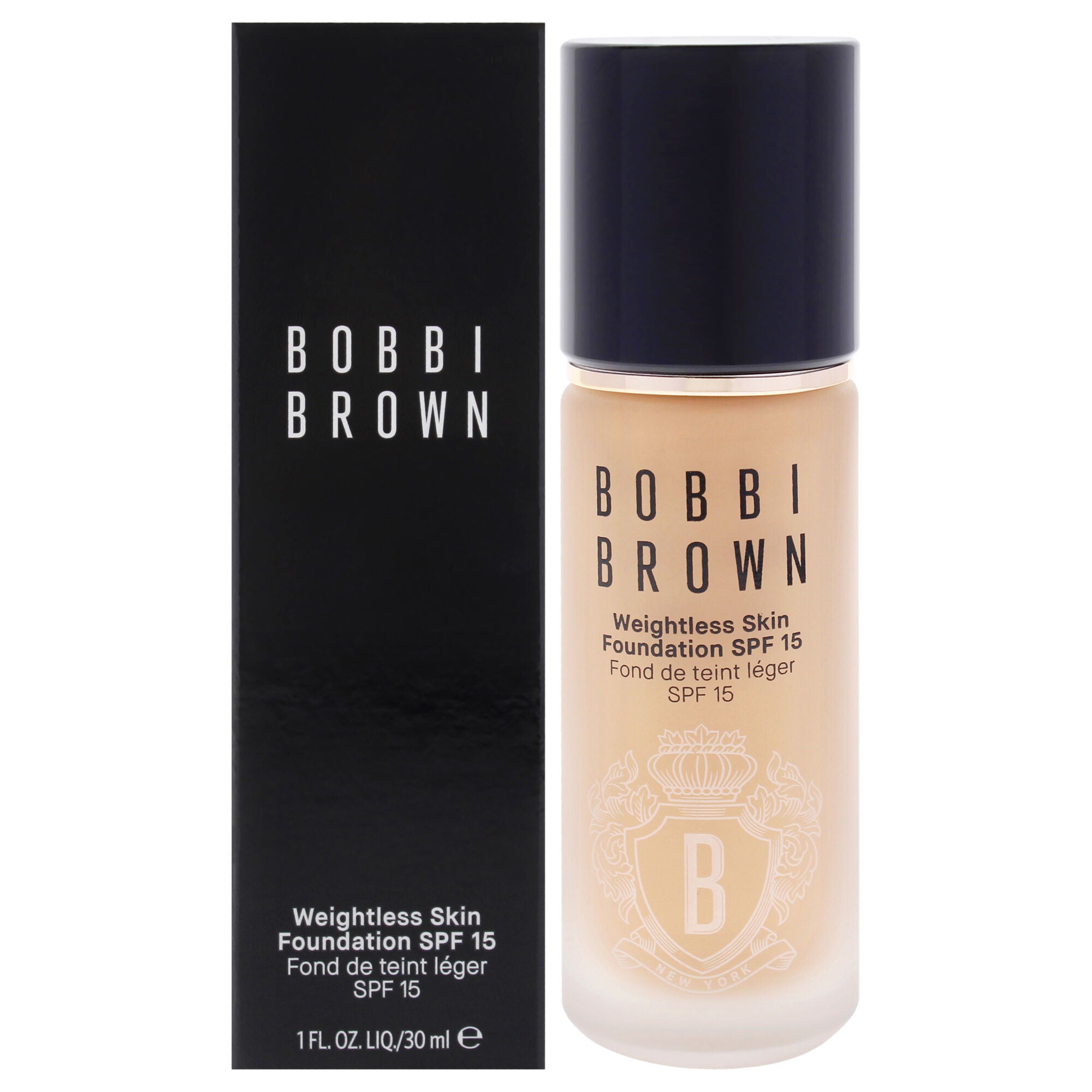 Weightless Skin Foundation SPF 15 - N-050 Neutral Natural by Bobbi Brown for Women - 1 oz Foundation, Brown, hi-res image number 0