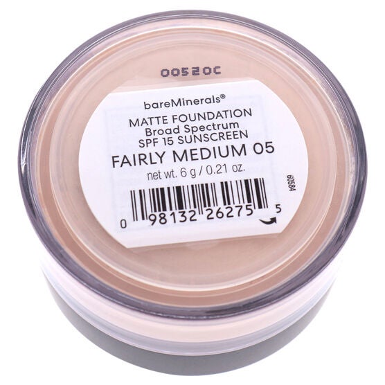 Matte Foundation SPF 15 - Fairly Medium (C20) by bareMinerals for Women - 0.21 oz Foundation, , alternate image number null