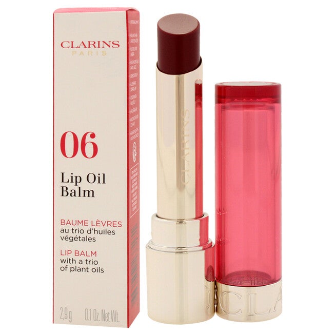 Lip Oil Balm - 06 Fig by Clarins for Women - 0.1 oz Lip Balm, NA, alternate image number null