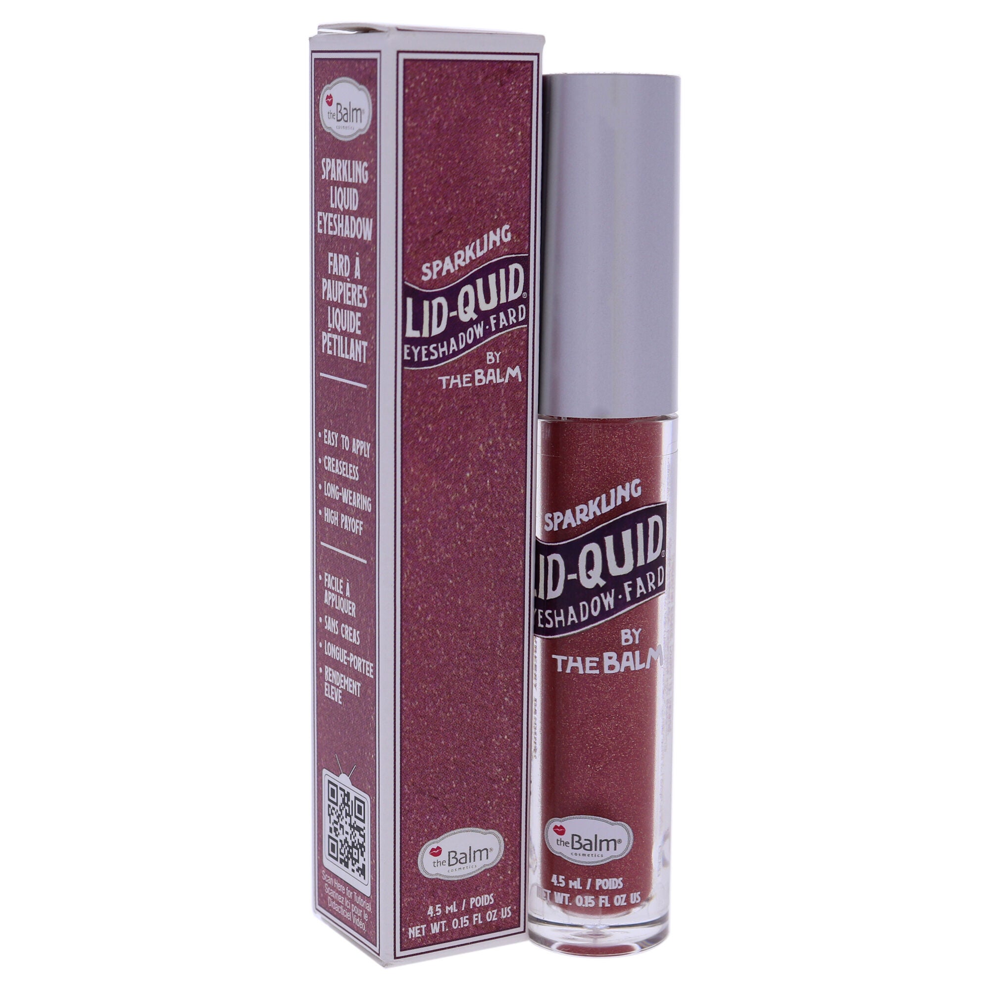 Lid-Quid Sparkling Liquid Eyeshadow - Strawberry Daiquiri by the Balm for Women - 0.15 oz Eyeshadow, See Description, alternate image number 1