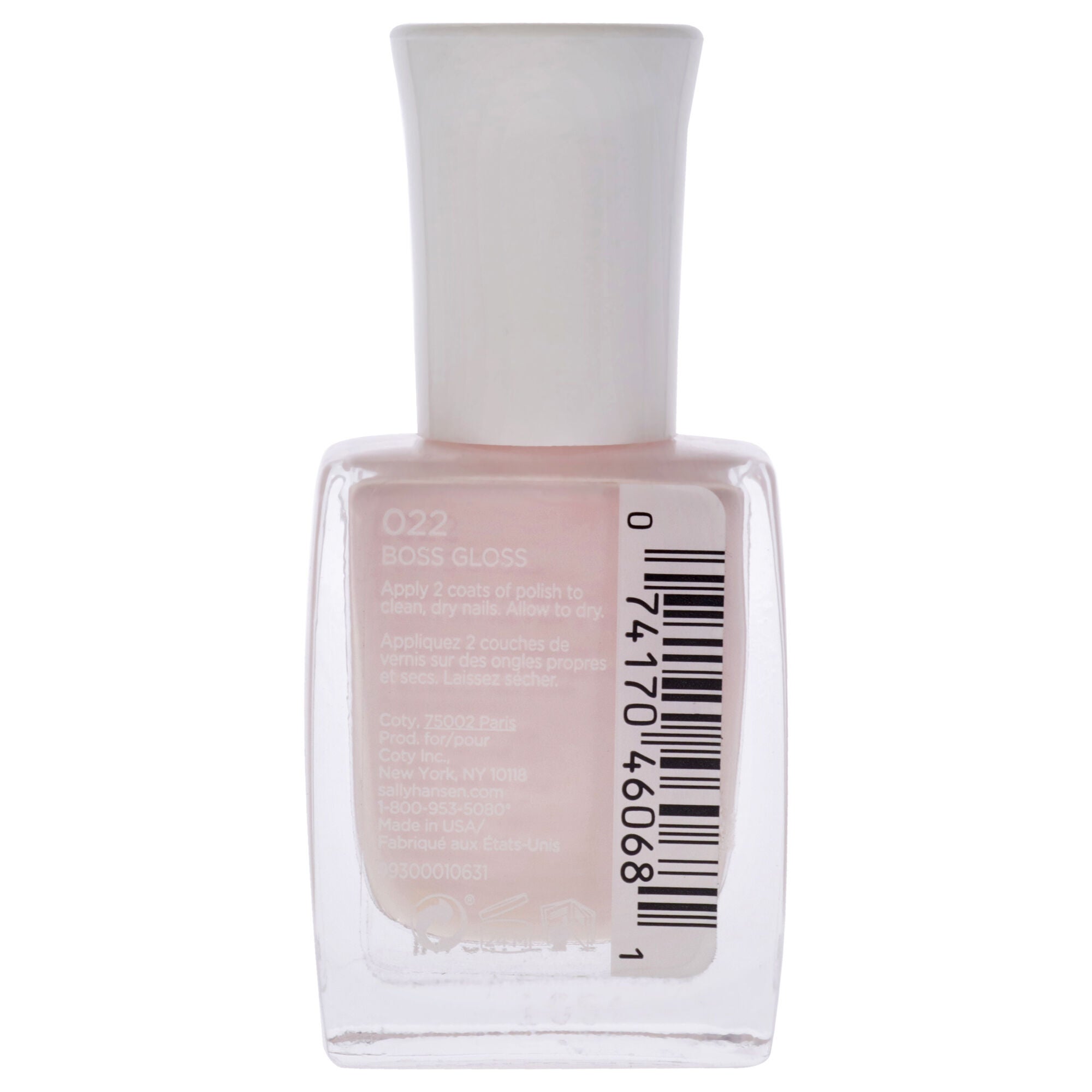 Mega Strength Nail Color - 022 Boss Gloss by Sally Hansen for Women - 0.4 oz Nail Polish, See Description, alternate image number 1