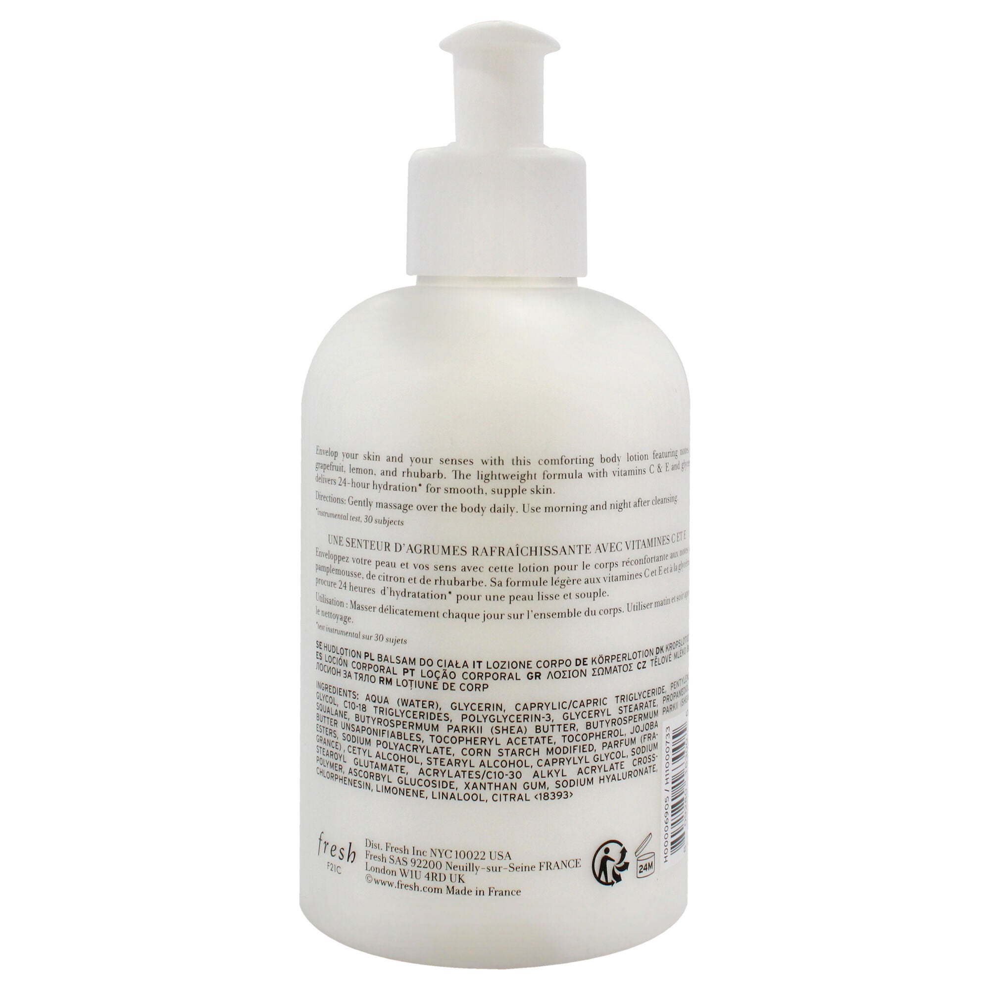 Hesperides Grapefruit Body Lotion by Fresh for Women - 10 oz Body Lotion, See Description, alternate image number 1