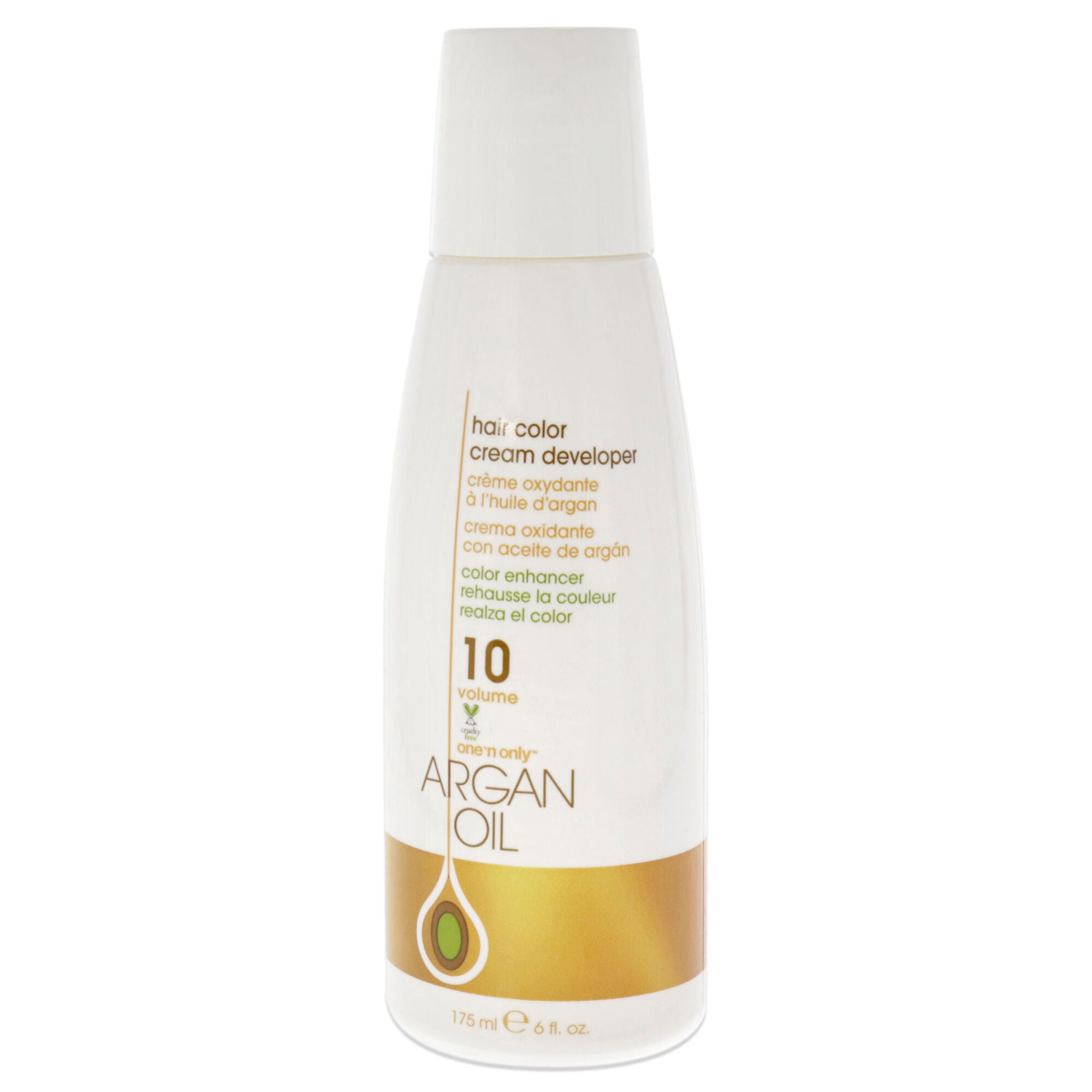 Argan Oil Hair Color Cream Developer 10 Volume by One n Only for