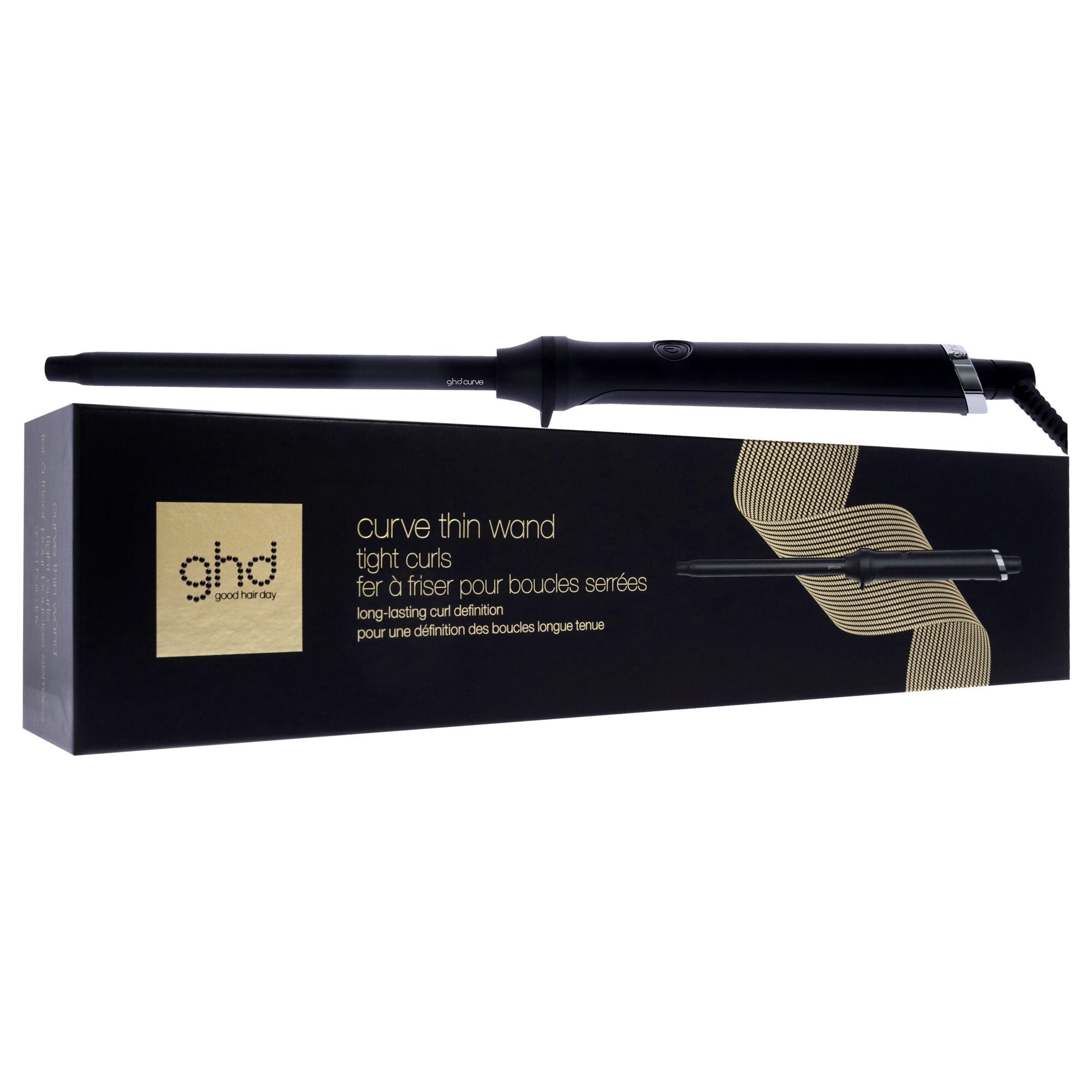 GHD Curve Thin Wand Curling Iron - CPW141 - Black by GHD for Unisex - 0.5 Inch Curling Iron, See Description, alternate image number 2