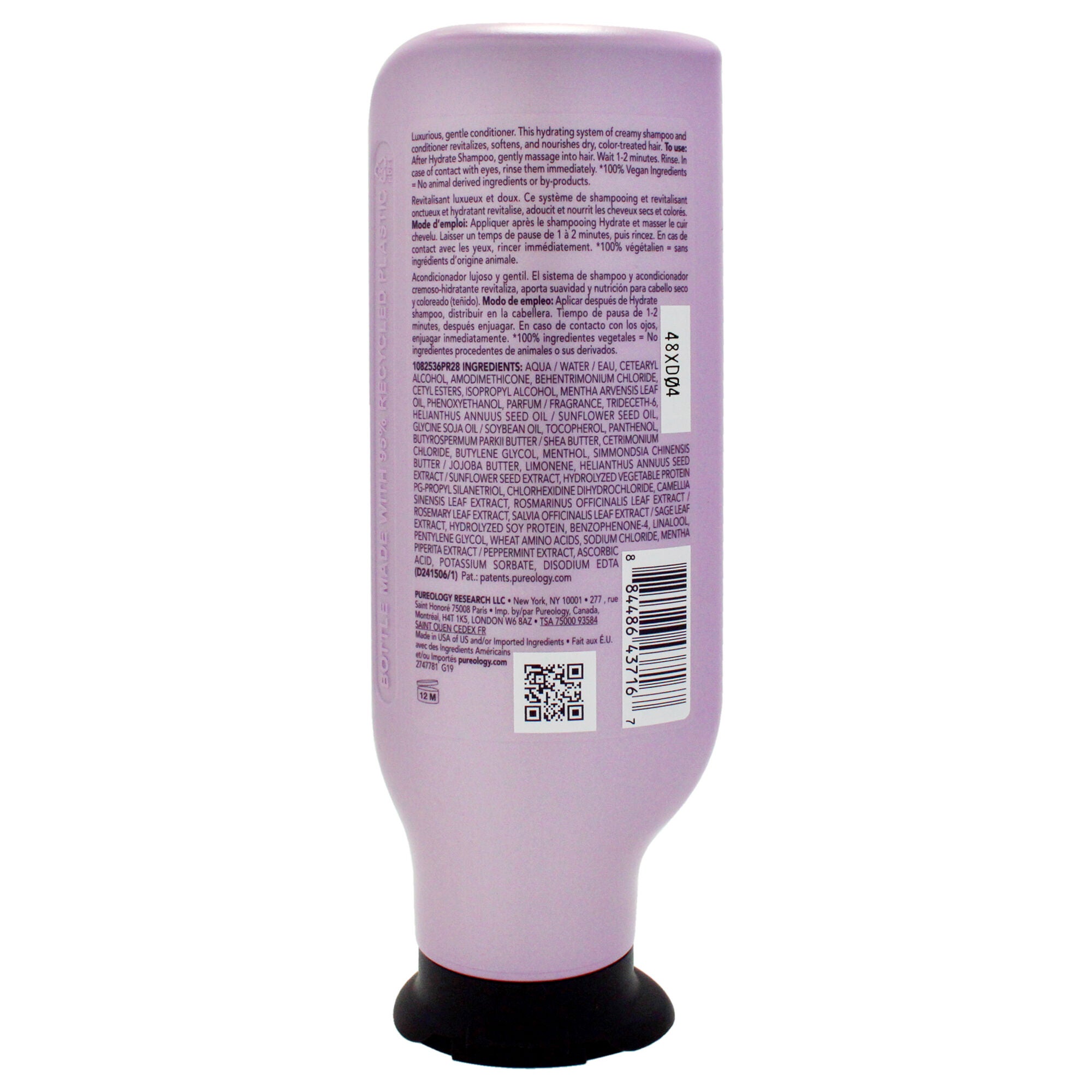 Hydrate Conditioner by Pureology for Unisex - 9 oz Conditioner, See Description, alternate image number 1