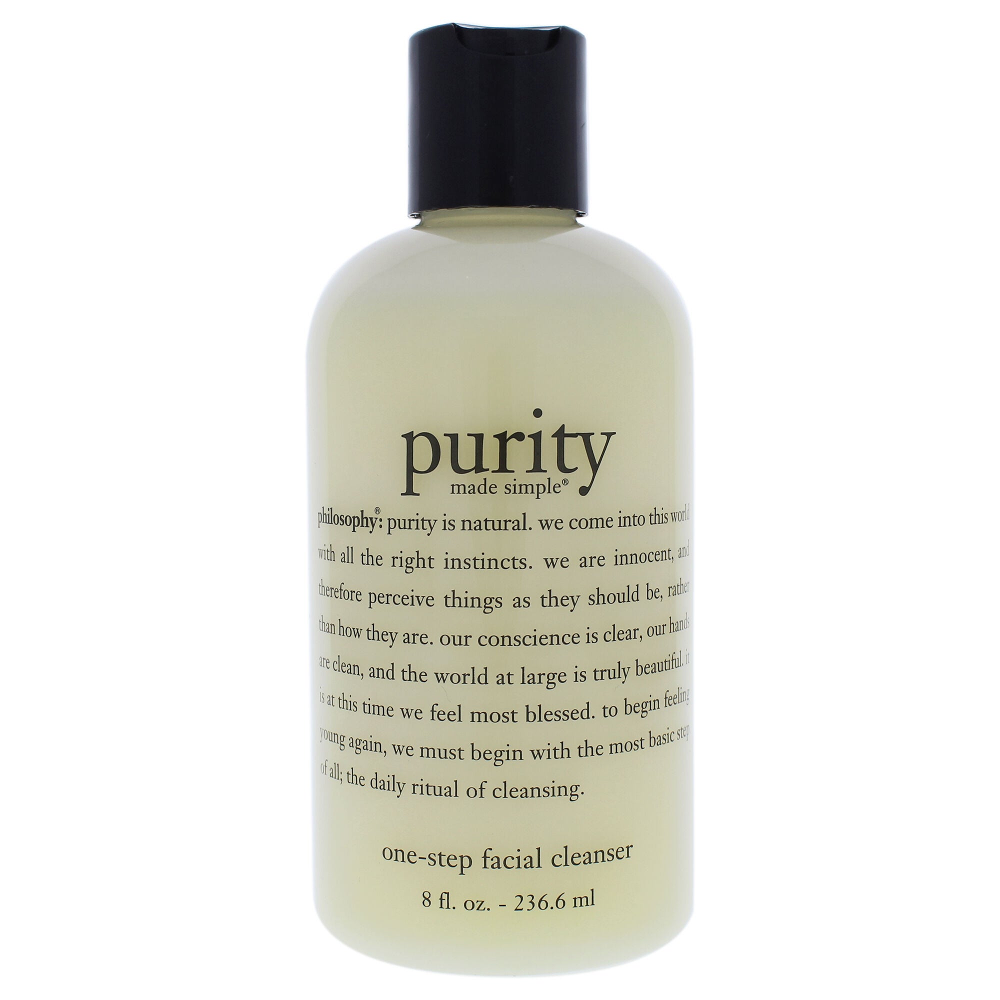 Purity Made Simple One Step Facial Cleanser by Philosophy for Unisex - 8 oz Cleanser, , alternate image number 3