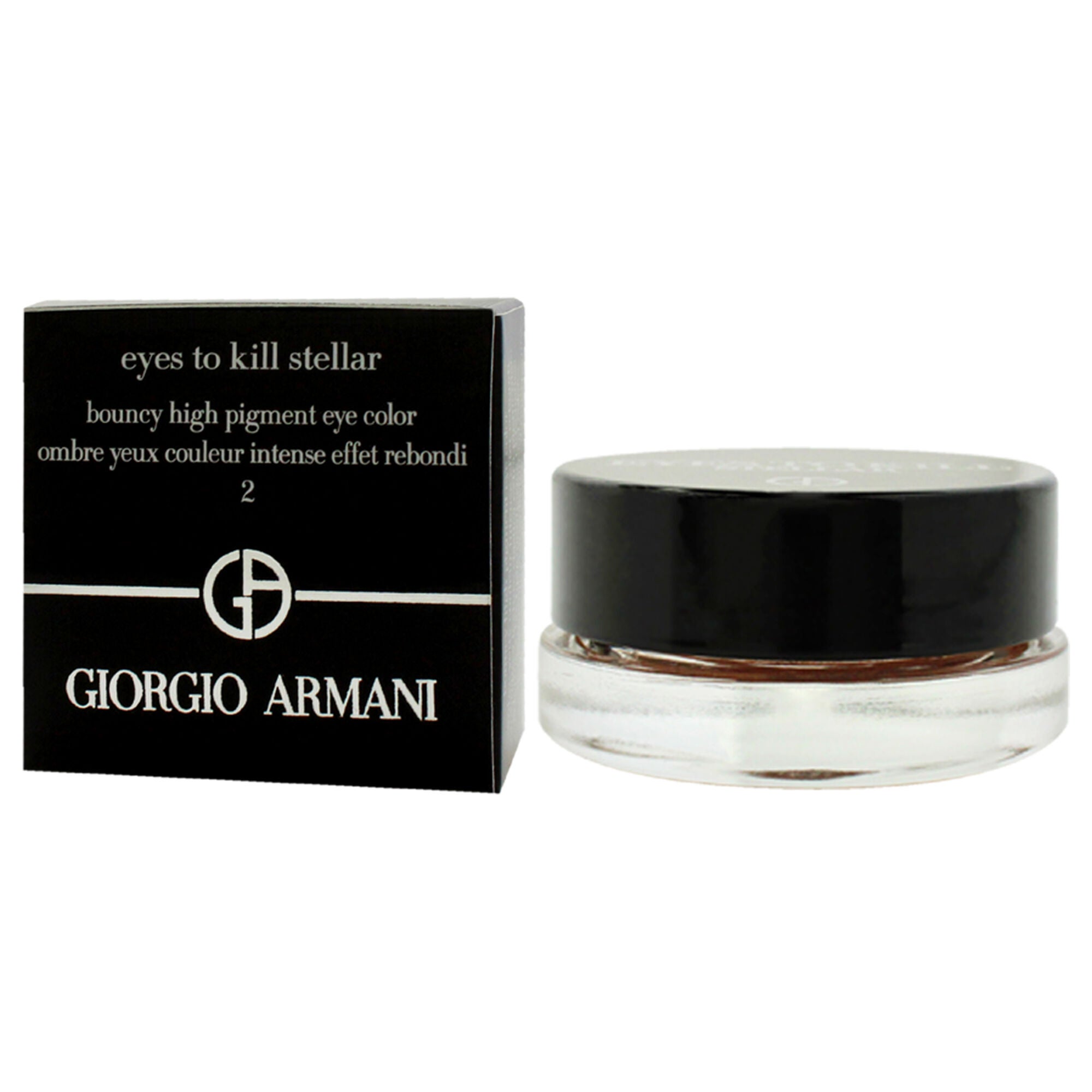 Eyes To Kill Stellar Eyeshadow - 02 Halo by Giorgio Armani for Women - 0.14 oz Eye Shadow, Brown, alternate image number 3