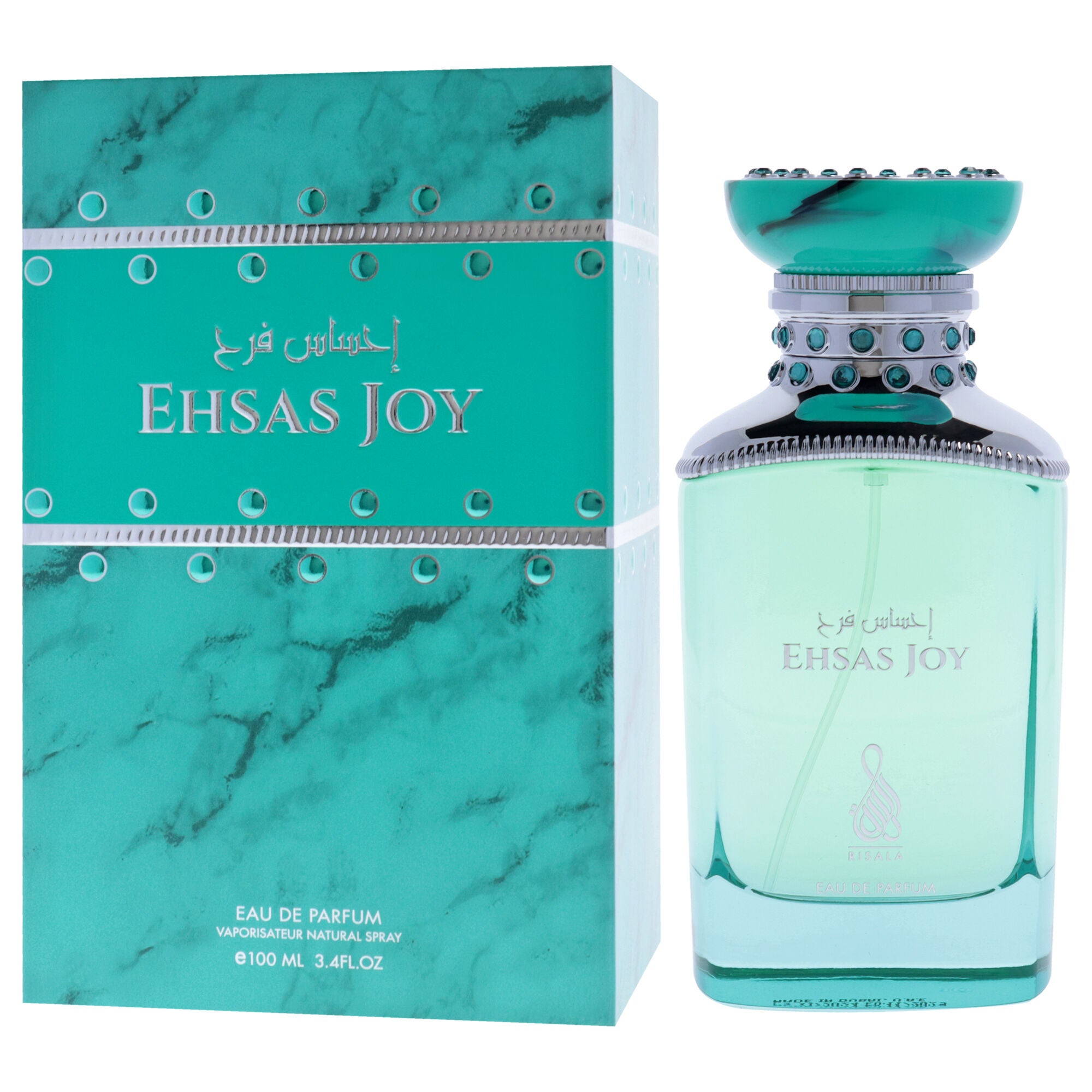Ehsas Joy by Risala for Unisex - 3.4 oz EDP Spray, Clear, alternate image number 3