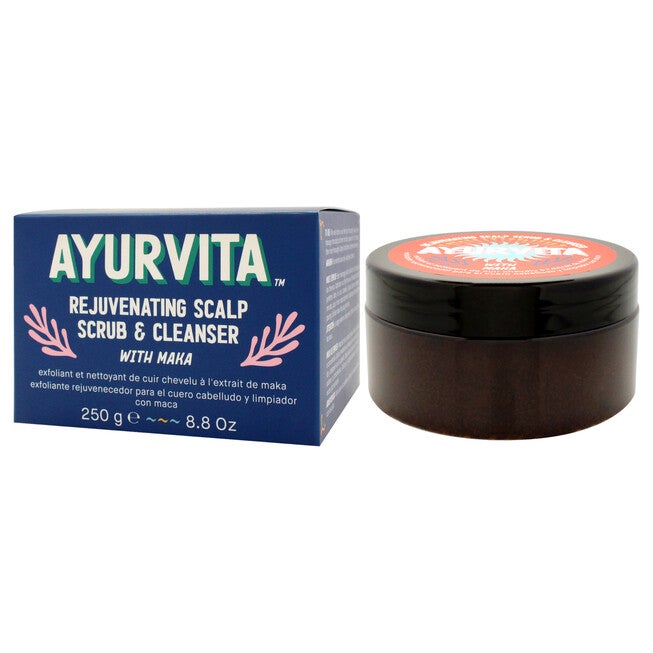 Maka Rejuvenating Scalp Scrub and Cleanser by AyurVita for Unisex 6.7 oz Cleanser, See Description, alternate image number 3