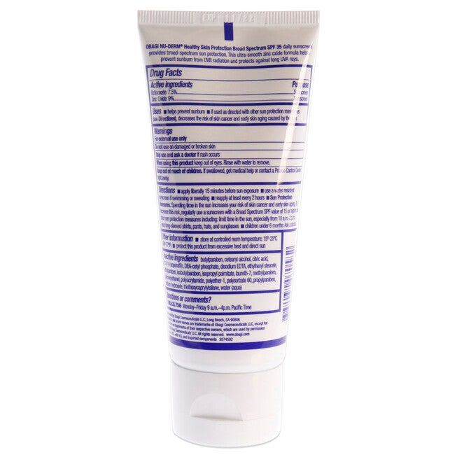 Obagi Nu-Derm 6 AM Healthy Skin Protection SPF 35 by Obagi for Women - 3 oz Sunscreen, NA, alternate image number null