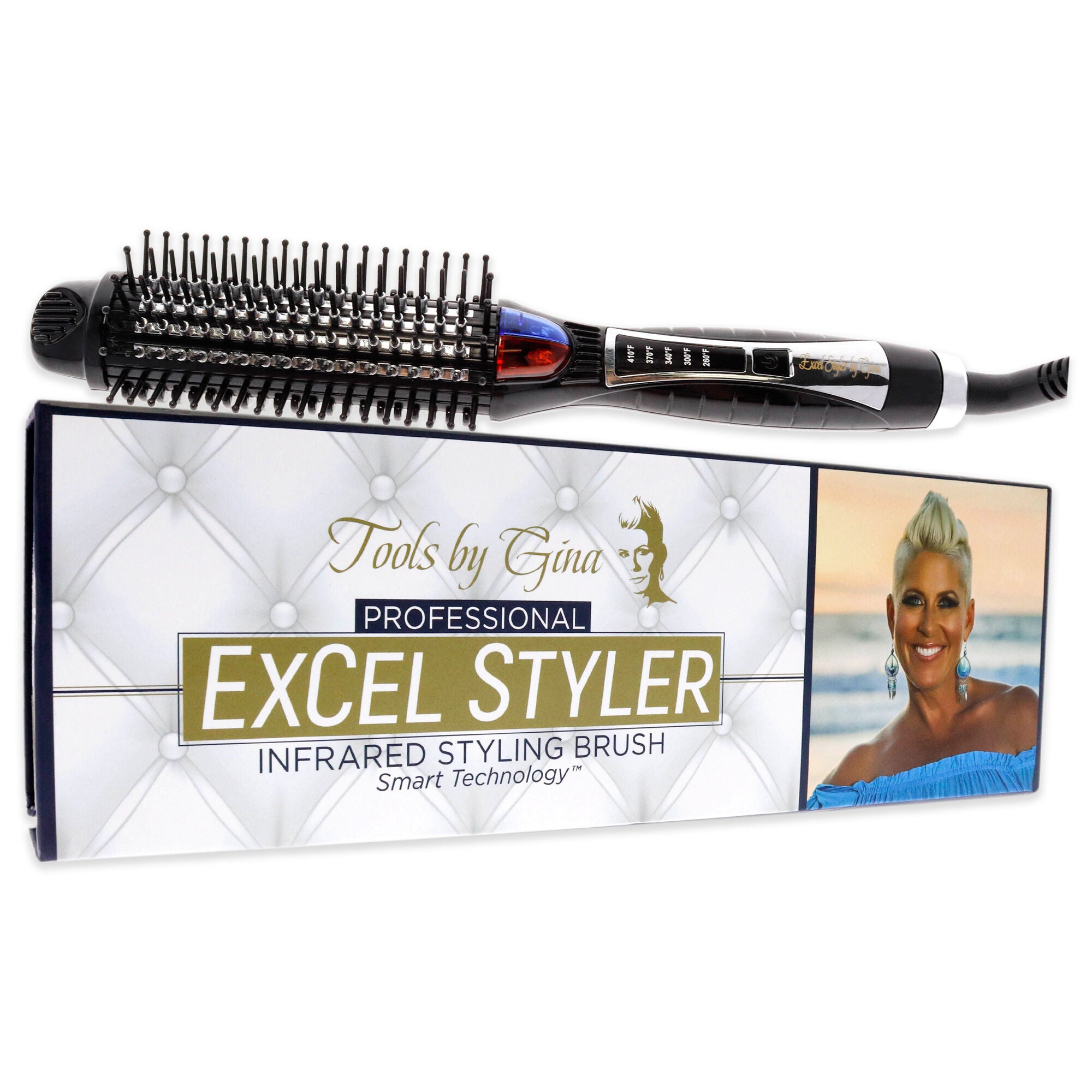 Excel Styler Infrared Styling Brush - MD-C62 by Colours By Gina for Unisex - 1 Pc Brush, See Description, alternate image number 1