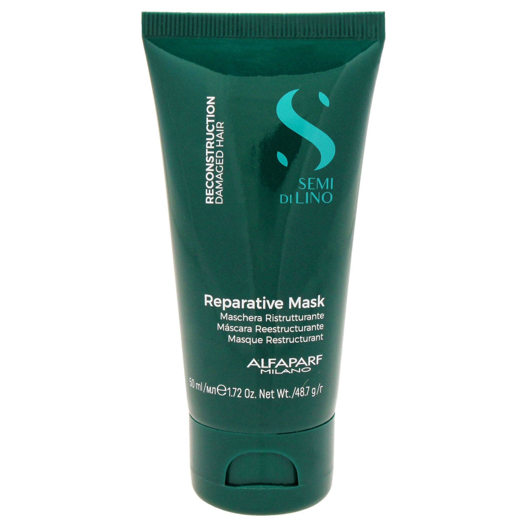 Semi Di Lino Reconstruction Reparative Mask by Alfaparf Milano for Unisex - 1.72 oz Masque, See Description, hi-res image number 0