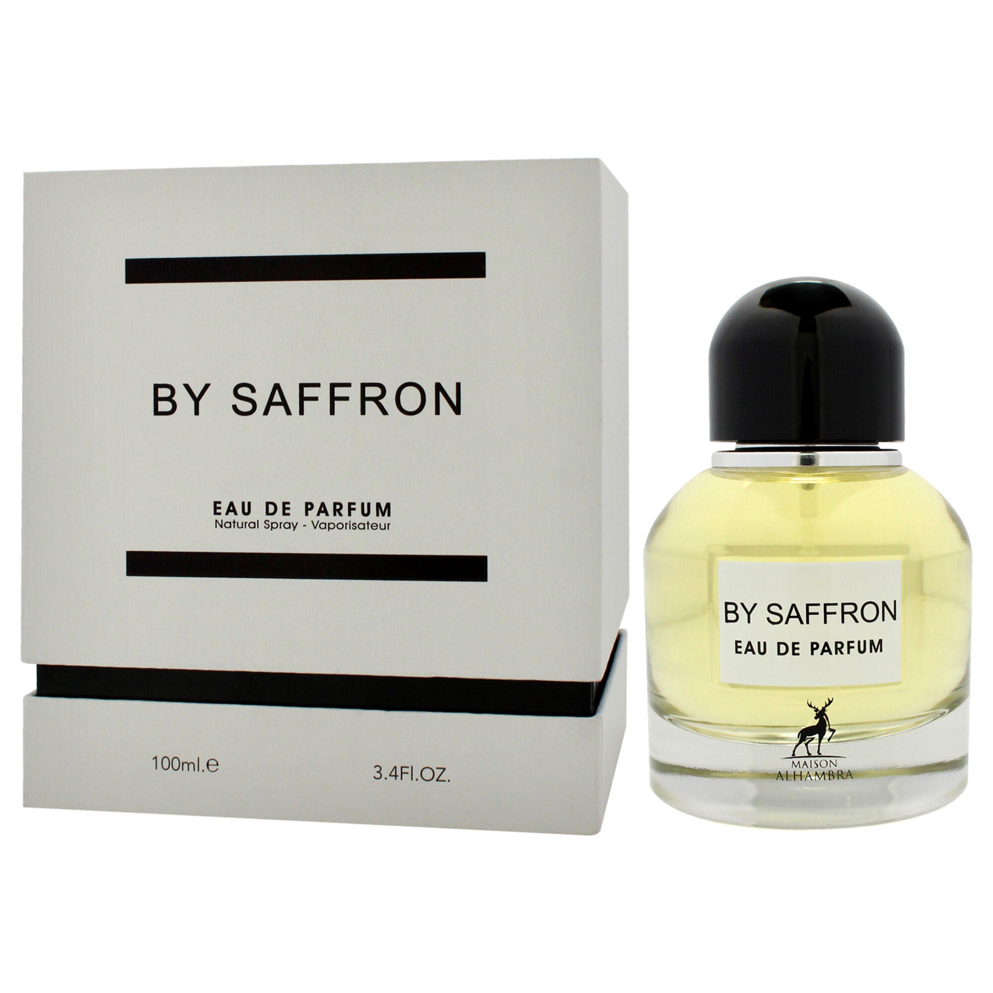 By Saffron by Maison Alhambra for Men - 3.4 oz EDP Spray, Clear, alternate image number 3