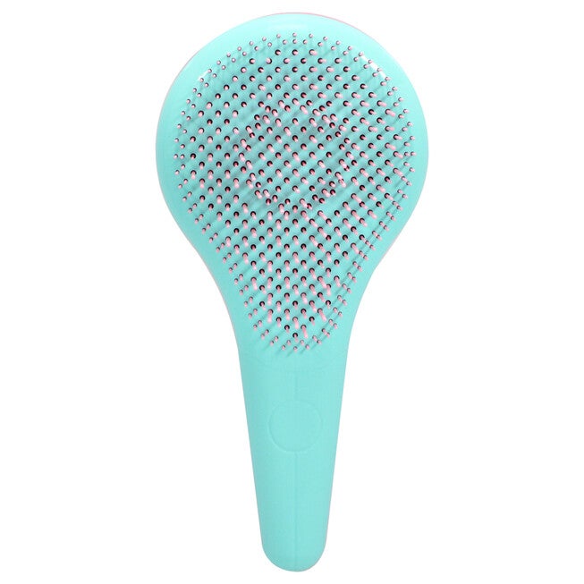 The Classic Detangler Thick and Curly Hair - Pink-Turquoise by Michel Mercier for Unisex - 1 Pc Hair Brush, , alternate image number null