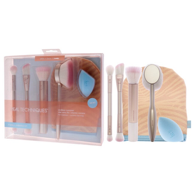 Endless Summer Makeup Brush Set by Real Techniques for Women - 8 Pc, NA, alternate image number null