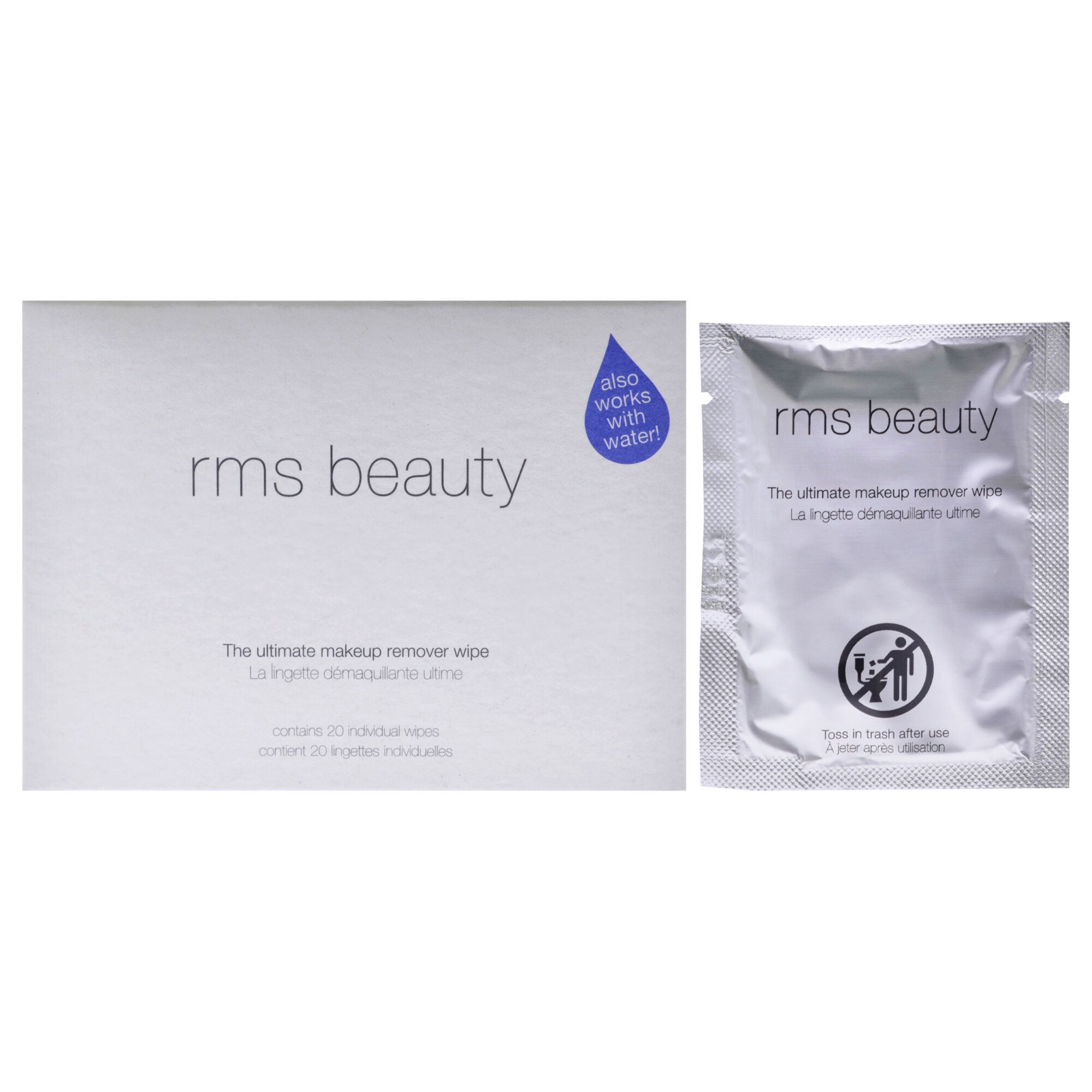 The Ultimate Makeup Remover by RMS Beauty for Women 20 Count Wipes Roaman's