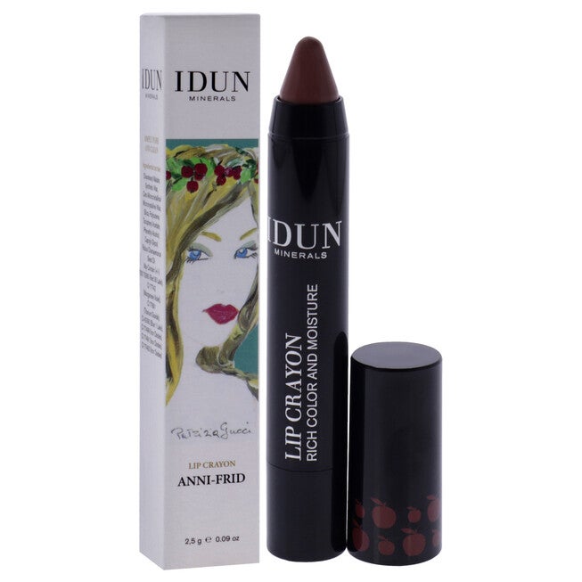 Lip Crayon - 402 Anni-Frid by Idun Minerals for Women - 0.09 oz Lipstick, See Description, alternate image number null