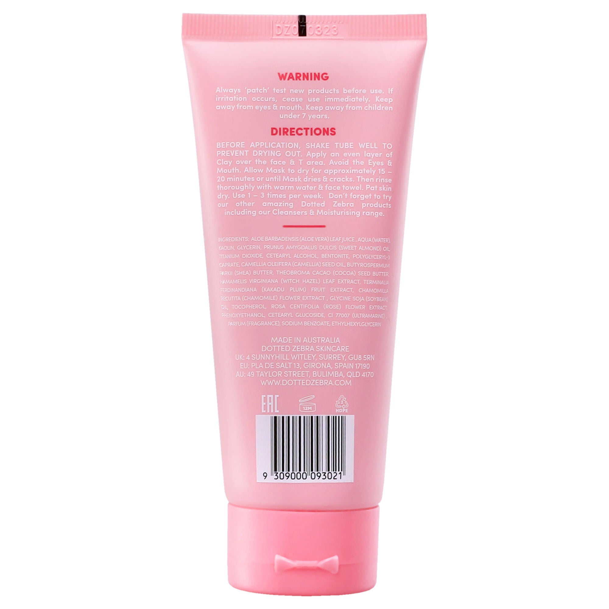 Super Clay by Dotted Zebra for Women - 2.7 oz Mask, See Description, alternate image number 1