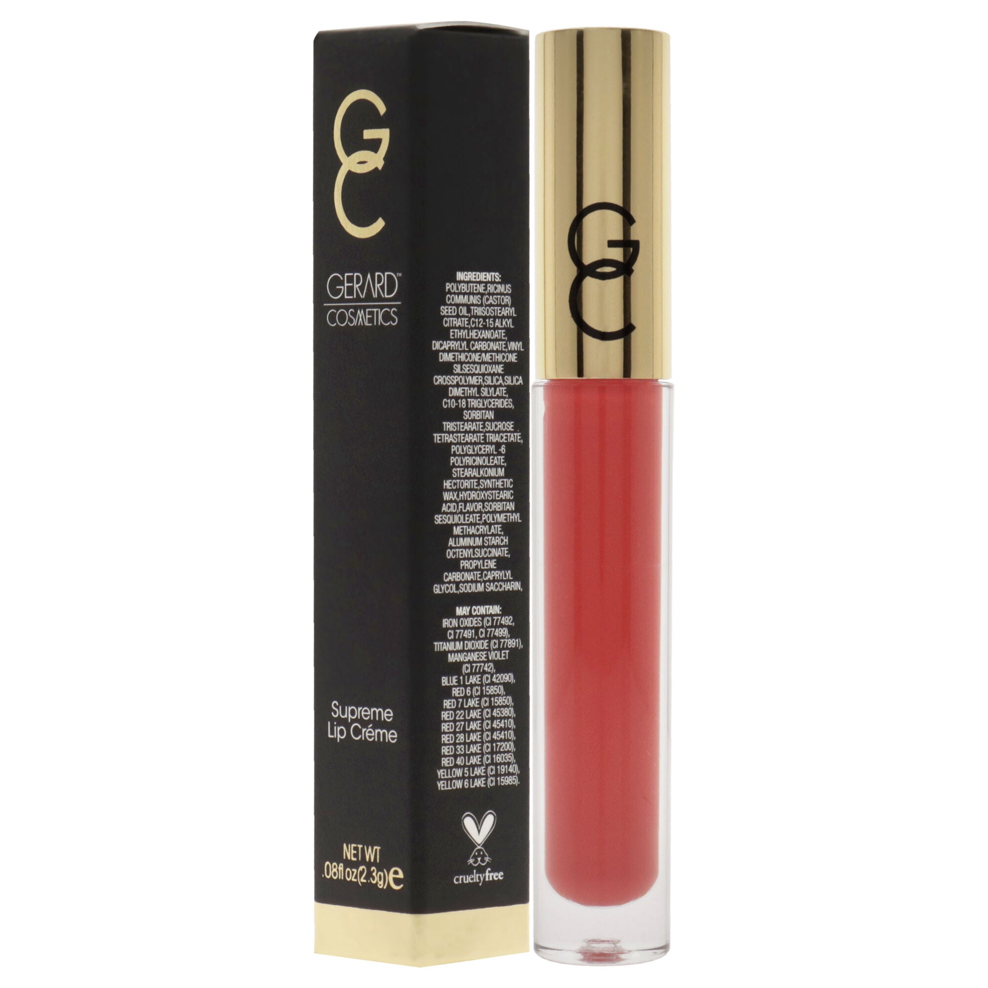 Supreme Lip Creme - Blooming Hibiscus by Gerard Cosmetic for Women - 0.08 oz Lip Gloss, , alternate image number 7