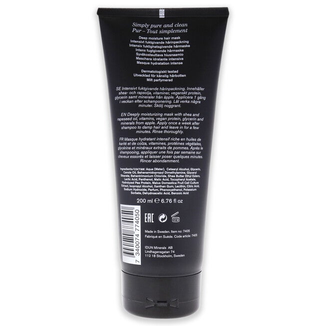 Deep Moisture Hair Mask by Idun Minerals for Unisex - 6.76 oz Masque, , alternate image number 3